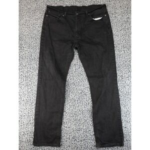 Levis 541 Slim Fit Jeans Mens 38x34 Black Denim Pants 04511-4406